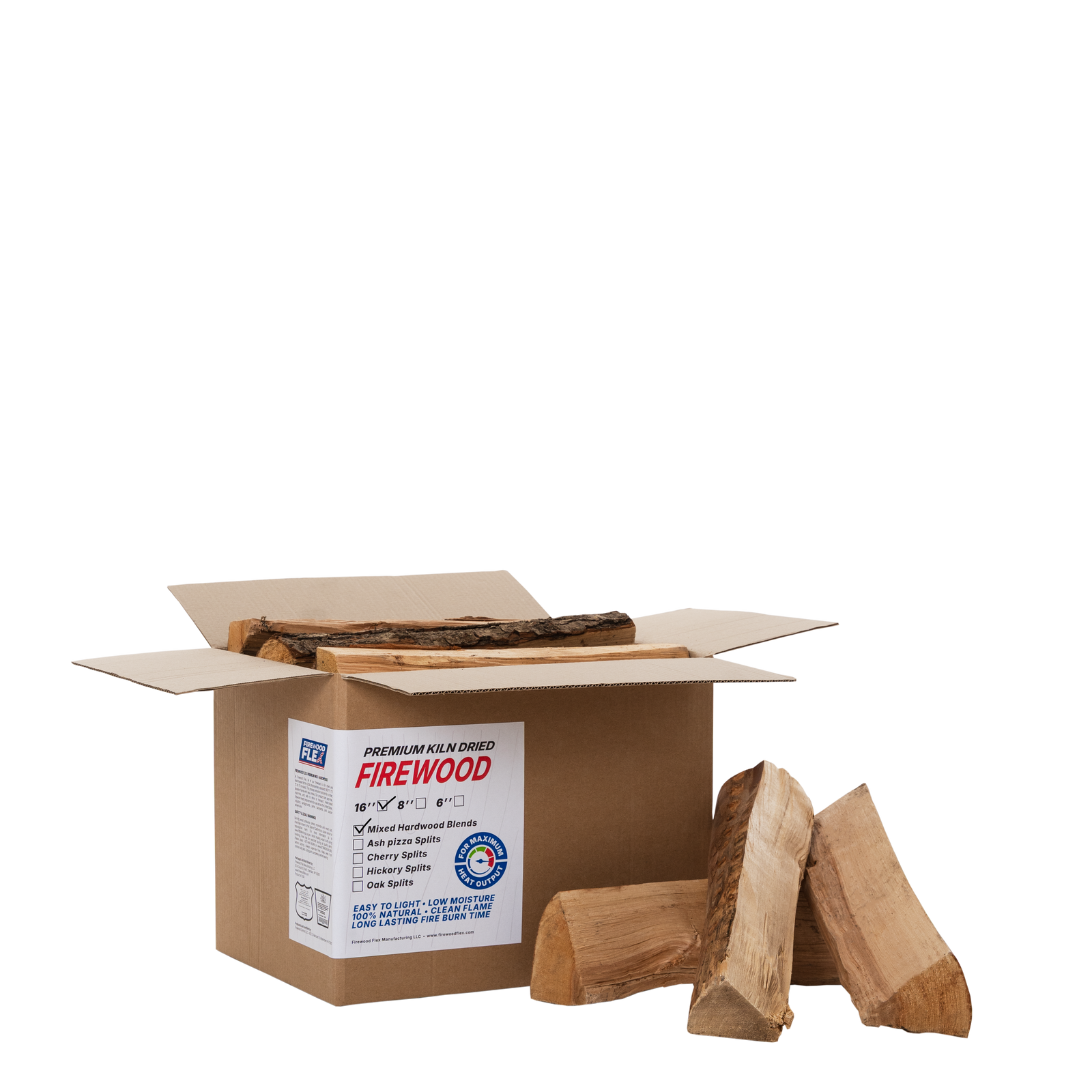 Premium Kiln-Dried Firewood - 1.33 cu ft Box