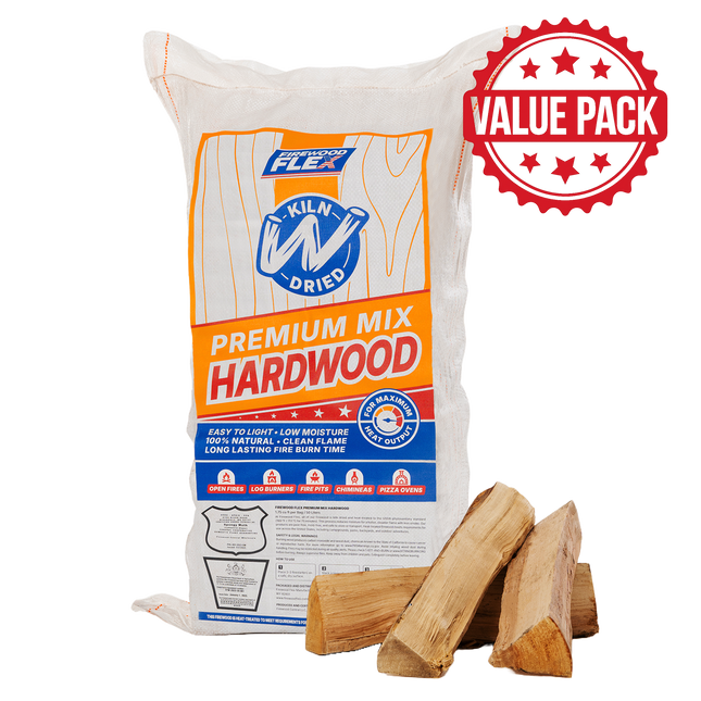 Firewood Flex MEGA-Bag best value kiln-dried firewood