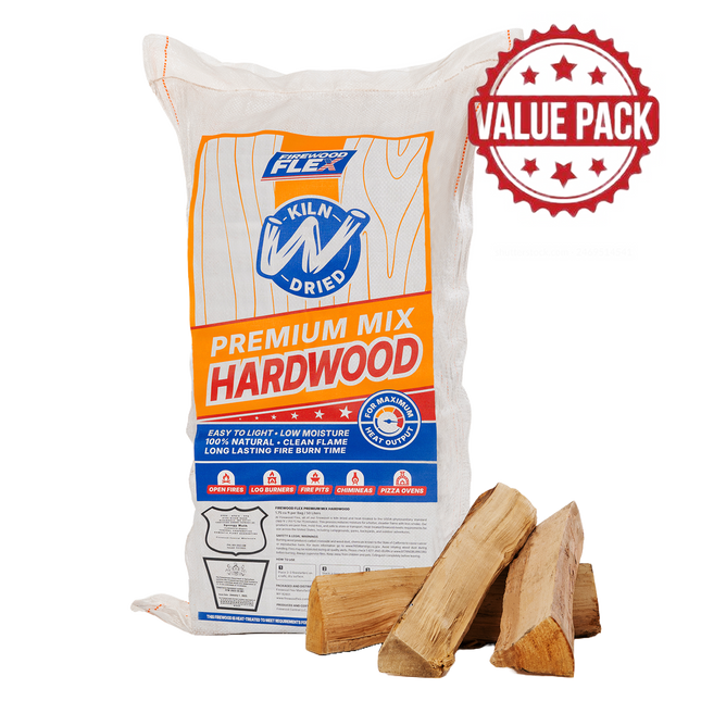 Premium 16'' Kiln-Dried Firewood – 1.75 cu ft Smart-Bag