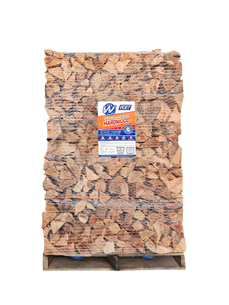 Premium 16" Kiln-Dried Firewood - ½ Cord, Neatly Palletized