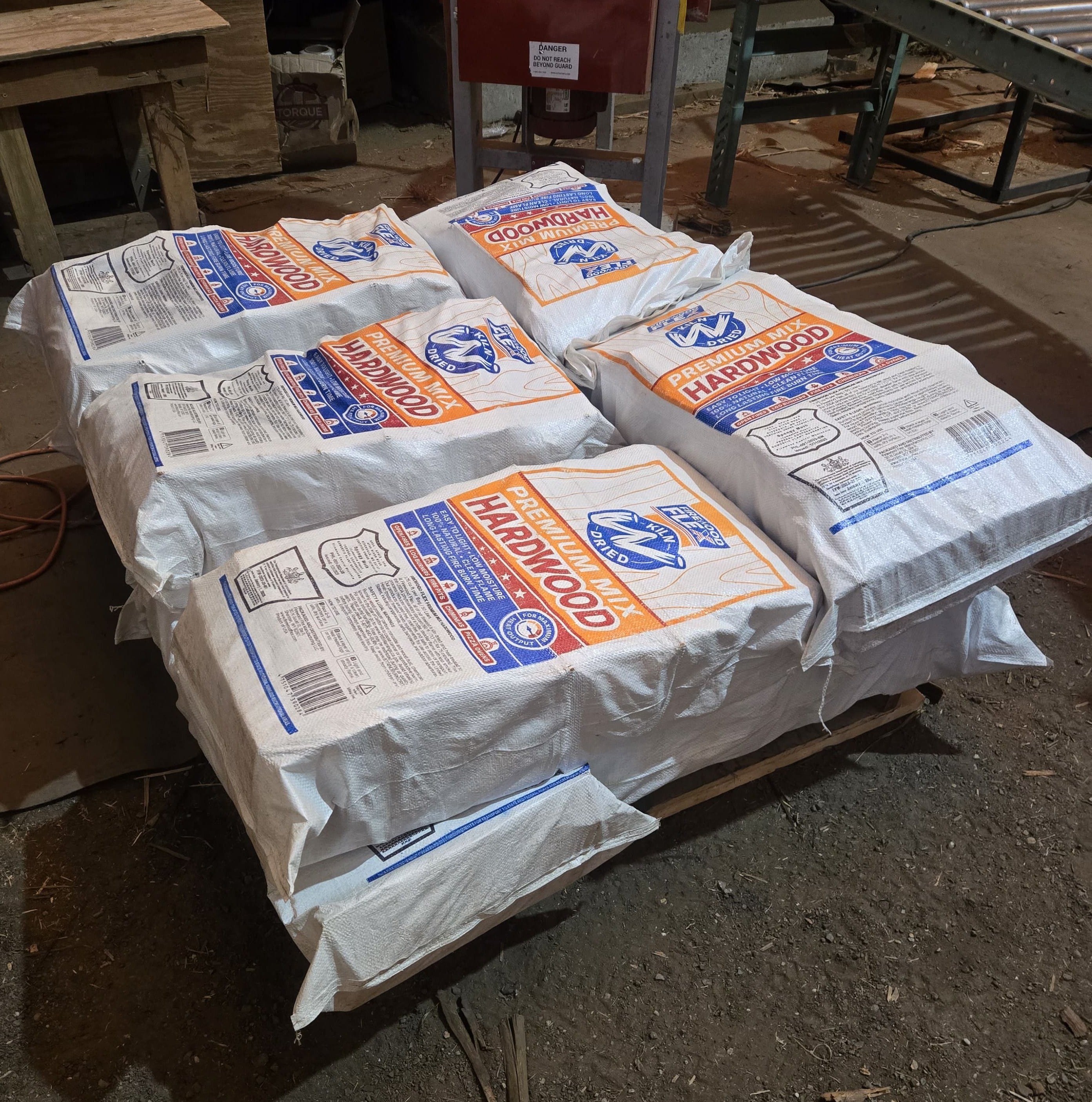 Mega Bag production at Firewood Flex facility, Levittown PA